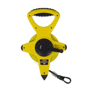 STANLEY OPEN FIBERGLASS REEL 1/2X100' TAPE MEASURE RULE 34-790 K