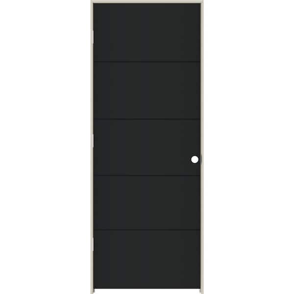 JELD-WEN 32 in. x 80 in. Right-Hand Solid Core Onyx Composite Single Prehung Interior Door