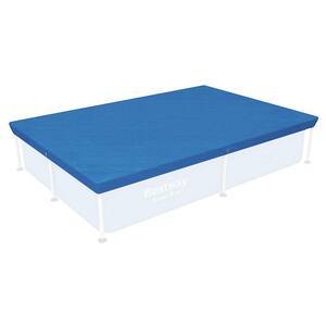 Flowclear 7 ft. x 5 ft. Rectangular Blue Above Ground Pool Leaf Cover