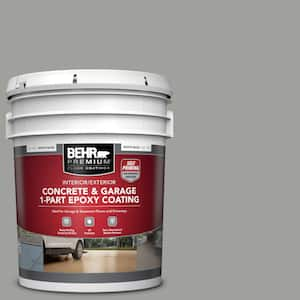 5 gal. #MQ6-22 Gateway Gray Self-Priming 1-Part Epoxy Satin Interior/Exterior Concrete and Garage Floor Paint