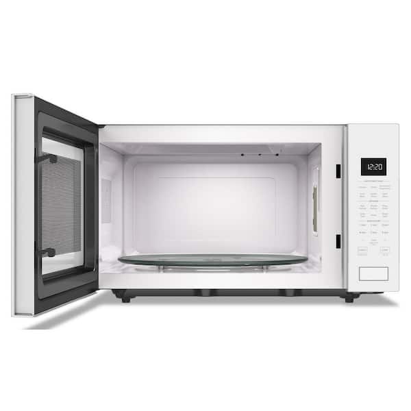 White Full Size Microwave For Sale Cheap Today In New Condition