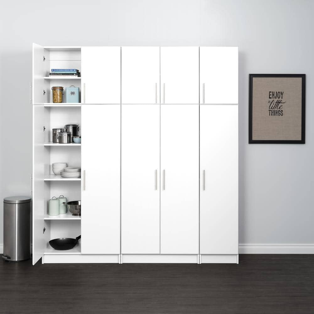 Prepac elite store storage cabinet white