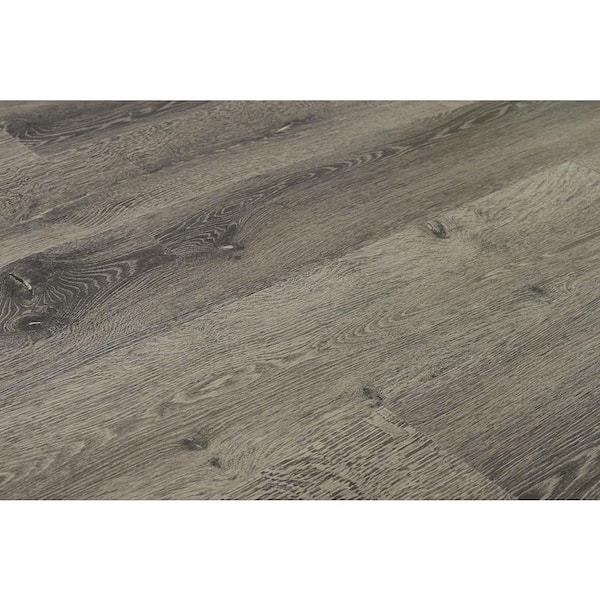 Romulus Burnished Fossil 0.59 in. T x 1.38 in. W x 94.49 in. L Vinyl End Cap Molding