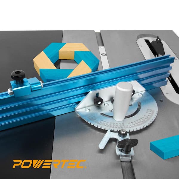 24 in. x 3 in. Table Saw Precision Miter Gauge System Multi-Track Fence with 27 Angle Stops