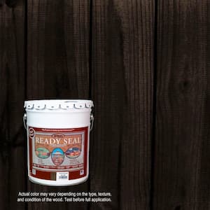 5 Gal. Burnt Hickory Exterior Wood Stain and Sealer