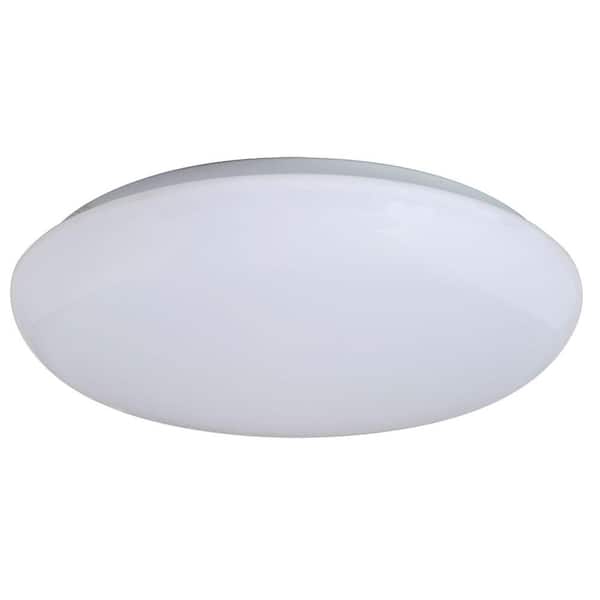 AMAX LIGHTING 11 in. Warm White Mushroom Indoor LED Flush Mount