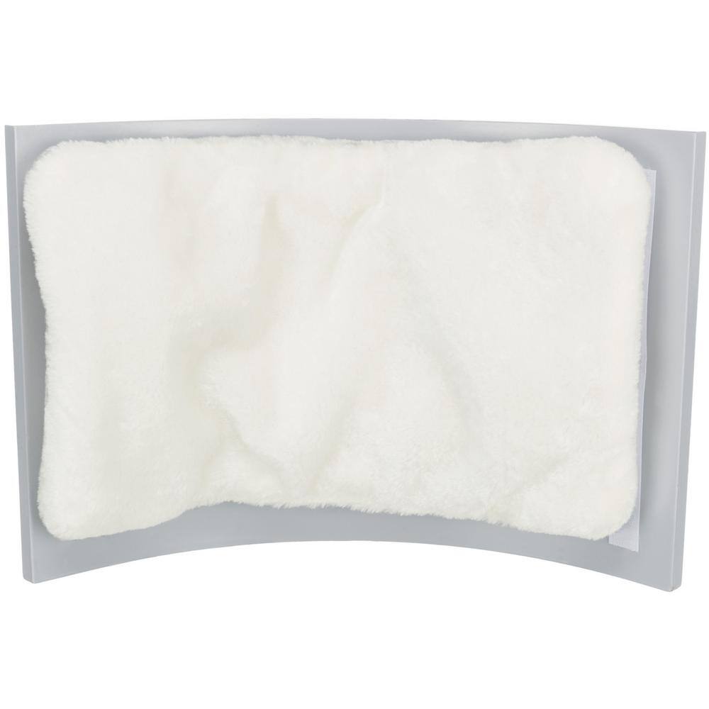 Gray Medium Wall Mounted Cat Perch with Soft Cushion