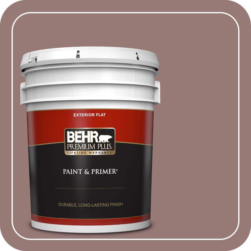 5 gal. #130F-5 Mushroom Basket Flat Exterior Paint & Primer price history on PriceWatchPro