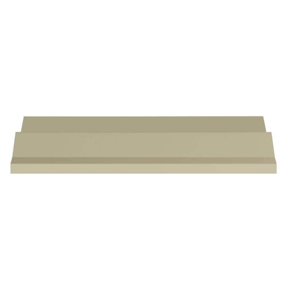 Leighton 96" Gray Polyurethane Crown Moulding
