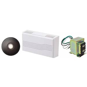 Hardwired Chime Kit with 16-Volt/30VA Transformer and Recess-Mount Metal Oil-Rubbed Bronze Button