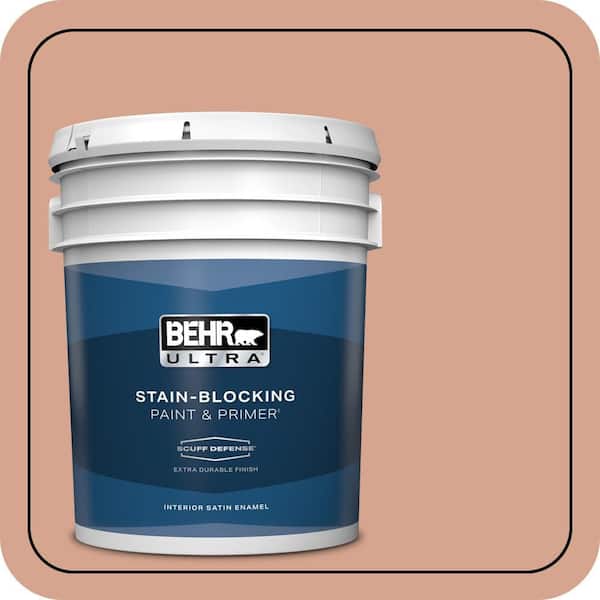 BEHR ULTRA 5 gal. #240E-3 Coronado Dunes Extra Durable Satin Enamel Interior Paint & Primer