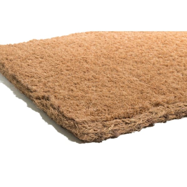 Plain Mat Natural 72 in. x 36 in. Coir Door Mat
