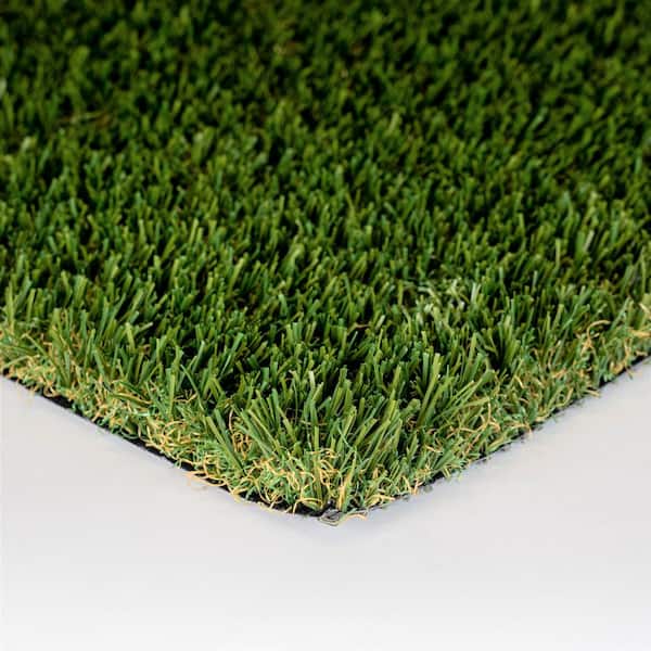 GREENLINE ARTIFICIAL GRASS Classic 54 Fescue 15 ft. x 25 ft. Green Artificial Grass Rug