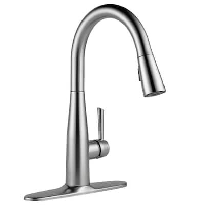 Essa Single-Handle Pull-Down Sprayer Kitchen Faucet with MagnaTite Docking in Arctic Stainless