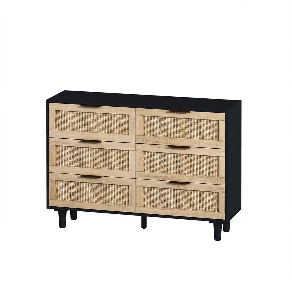 43.31 in. W x 15.75 in. D x 29.53 in. H Natural Brown Linen Cabinet for Bat