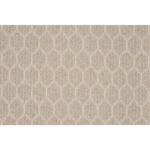 Natural Harmony Entanglement Desert/Ivory Custom Rug with Pad