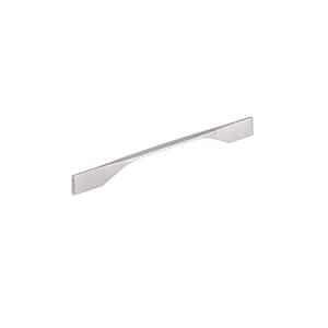 Creston Collection 8 13/16 in. (224 mm) or 10 1/8 in. (256 mm) Brushed Nickel Modern Rectangular Cabinet Bar Pull