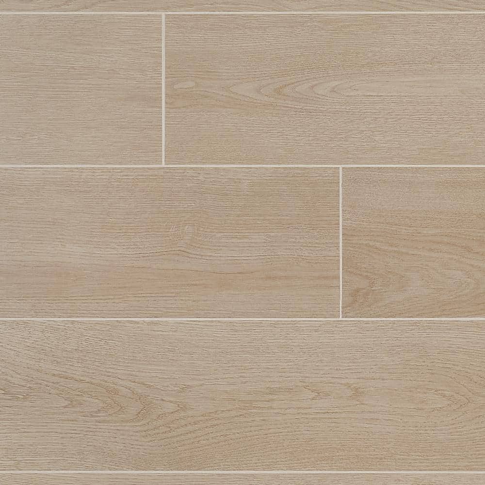 Ash Large Format Matte Porcelain Wood Look Tile