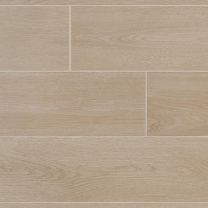 Hemlock Elegant Ash 7.14 in. x 58.85 in. Wood Look Matte Porcelain Floor and Wall Tile (11.94 sq. ft. /Case)