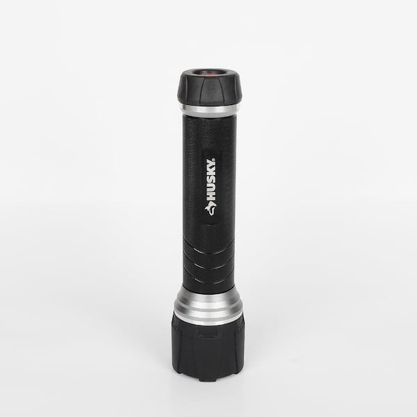 Husky 800 Lumens Dual Power LED Rechargeable Focusing Flashlight with  Rechargeable Battery and USB-C Cable Included HSKY800DPFL - The Home Depot