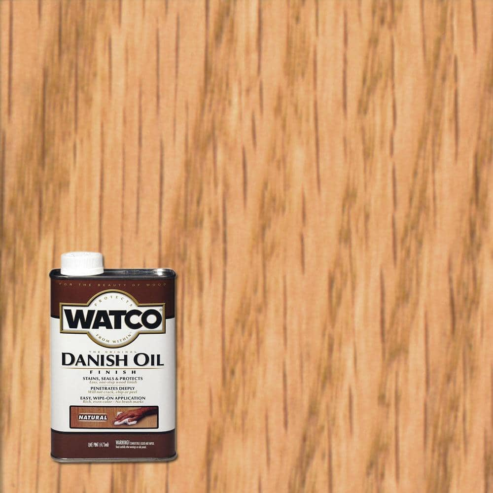 Watco 1 Pint Danish Oil in Natural (4 Pack) 265502 The Home Depot