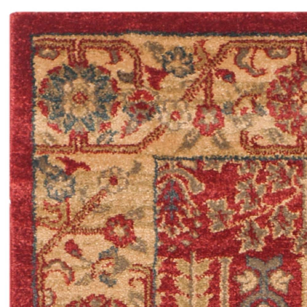 Safavieh Mahal Red and Natural 2'2" x 10' Power Loomed Runner Rug
