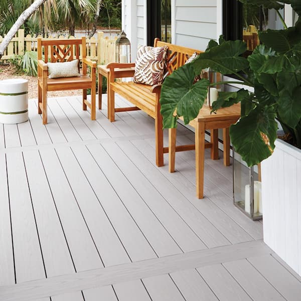 TimberTech Advanced PVC Harvest Collection Capped Polymer PVC Decking Board