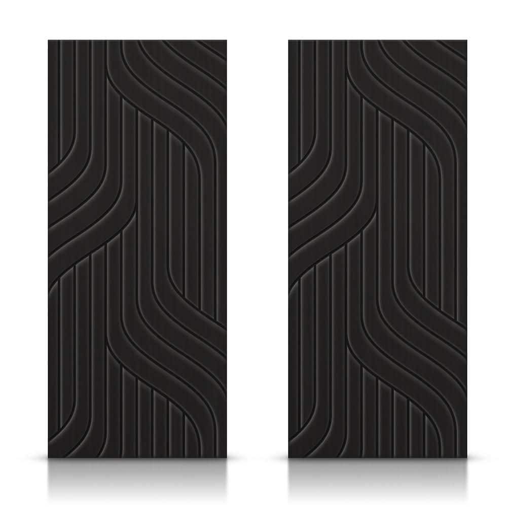 Reviews for CALHOME 84 in. x 96 in. Hollow Core Black Stained Composite