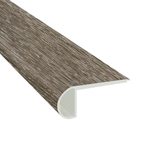 Montage Grey 3/4 in. Thick x 2 3/4 in. Wide x 94 in. Length Luxury Vinyl Flush Stair Nose Molding