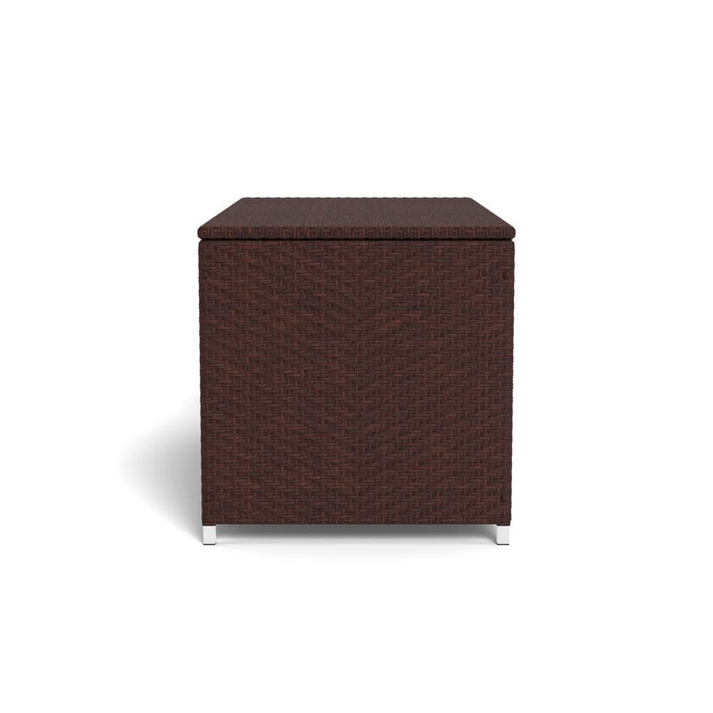 Java Resin Wicker Large Outdoor Storage Deck Box