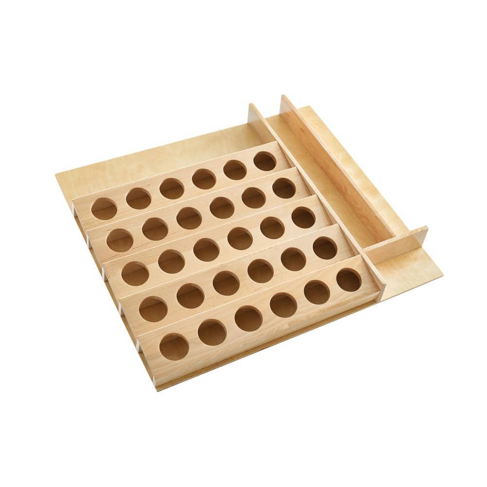 2.38 in. x 22 in. x 19.75 in. Custom Wooden Kitchen Drawer Organizer Insert for K-Cups price history on PriceWatchPro