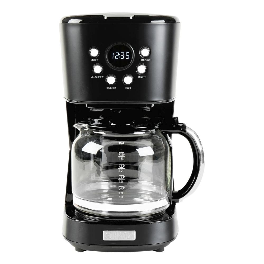 Coffee Maker - 12 Cup Programmable Drip Coffee Machine Coffee Brewer Timer  Machine with Thermal Carafe Retro Coffee Makers for H - AliExpress