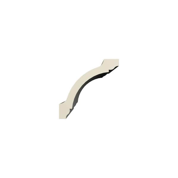 Ekena Millwork Carollton 2.75 in. D x 3.875 in. W x 94.5 in. L Polyurethane Crown Moulding