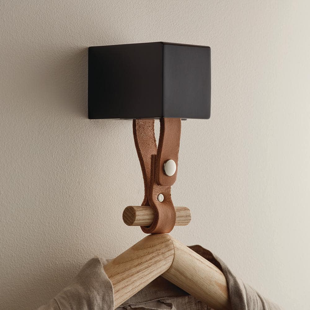 Matte Black Zinc Wall Mounted Robe Hook