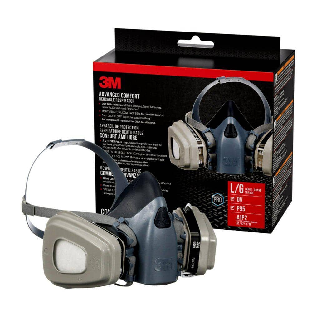OV P95 Professional Paint Protection Respirator, Size Large (Case of 4)