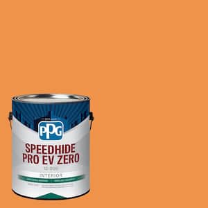 SPEEDHIDE Pro-EV Zero 1 gal. PPG1197-7 Carmelized Orange Semi-Gloss Interior Paint