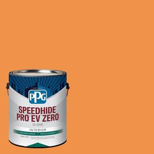 SPEEDHIDE Pro-EV Zero 1 gal. PPG1197-7 Carmelized Orange Semi-Gloss Interior Paint