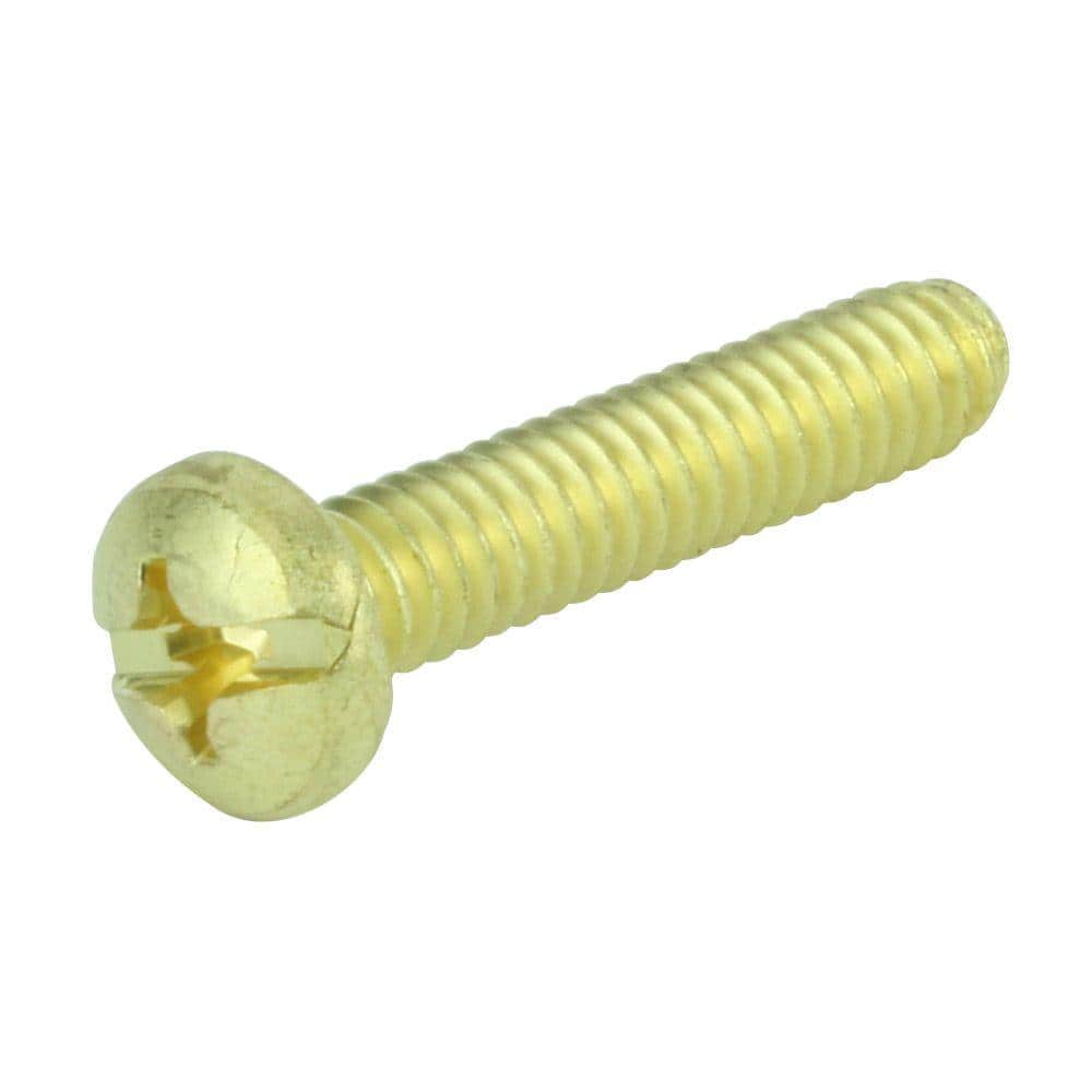 GTIN 887480000252 product image for #8-32 x 3/4 in. Combo Pan Head Brass Machine Screw (15-Pack) | upcitemdb.com