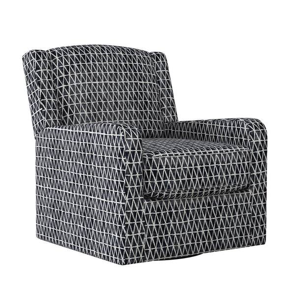 geometric swivel chair