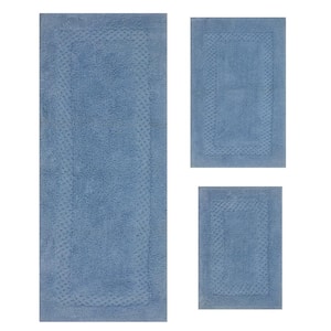 Bathroom Rugs 3 Piece Set - Non-Slip Ultra Thin Bath Rugs for Bathroom  Floor[Texas]