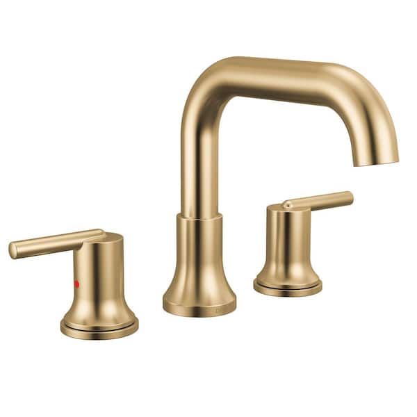 Trinsic Gold 2-Handle Deck Mount Tub Faucet Trim Kit in Champagne Bronze (Valve Not Included)
