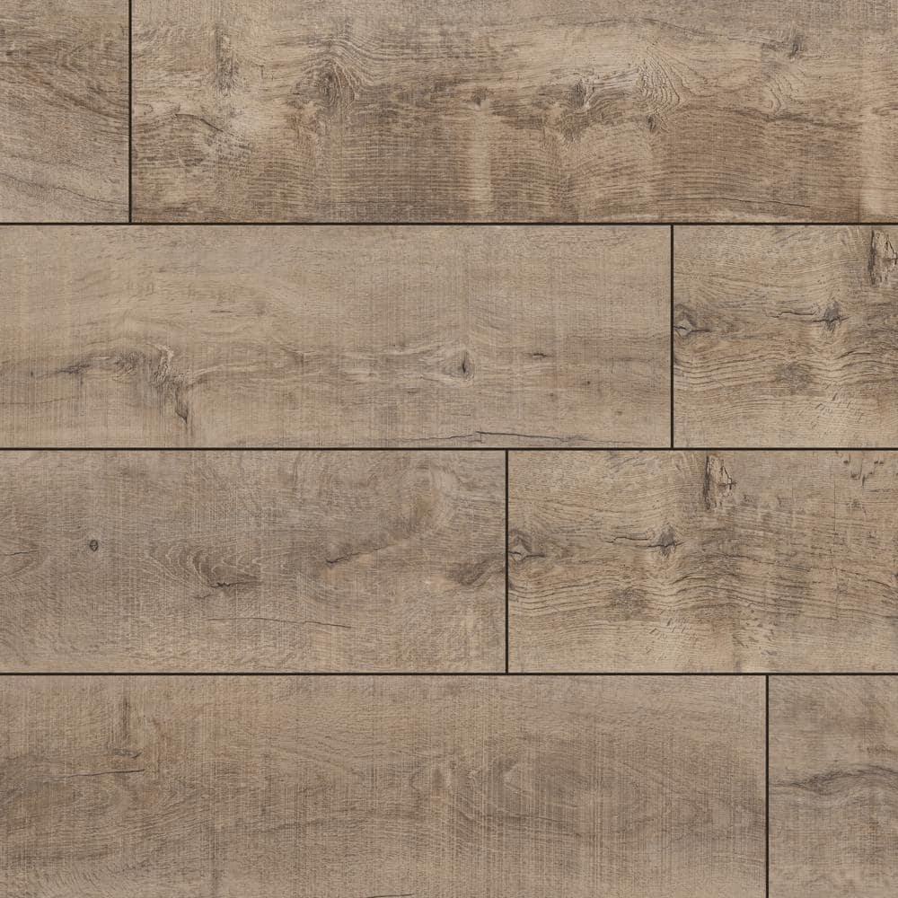 A&A Surfaces Rustic Pecan 12 MIL x 9 in. W x 60 in. L Waterproof Click Lock Luxury Vinyl Plank Flooring (22.44 sq. ft./Case)