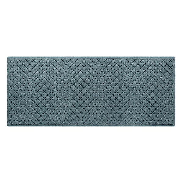 Bungalow Flooring WaterHog Cordova Bluestone 35 in. x 85 in. PET Polyester Door Mat