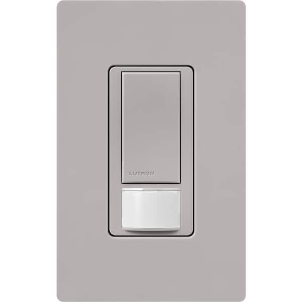 Maestro Dual Voltage Motion Sensor Switch, 6-Amp/Single-Pole, Gray  (MS-OPS6M2-DV-GR)