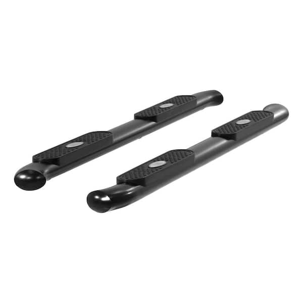4-Inch Oval Black Steel Nerf Bars, Select Toyota Tacoma