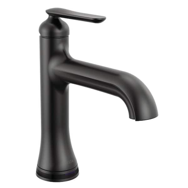 Bonacci Touch2O Single Handle Single Hole Bathroom Sink Faucet in Matte Black