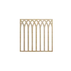 23-3/8 in. x 23-3/8 in. x 1/4 in. Birch Large Cedar Park Decorative Fretwork Wood Wall Panels (10-Pack)
