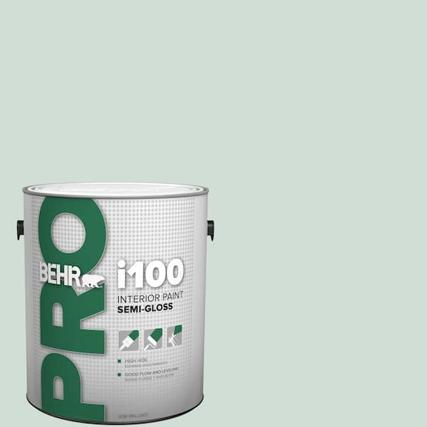 BEHR PRO 1 gal. #ECC-65-1 Aruba Aqua Semi-Gloss Interior Paint