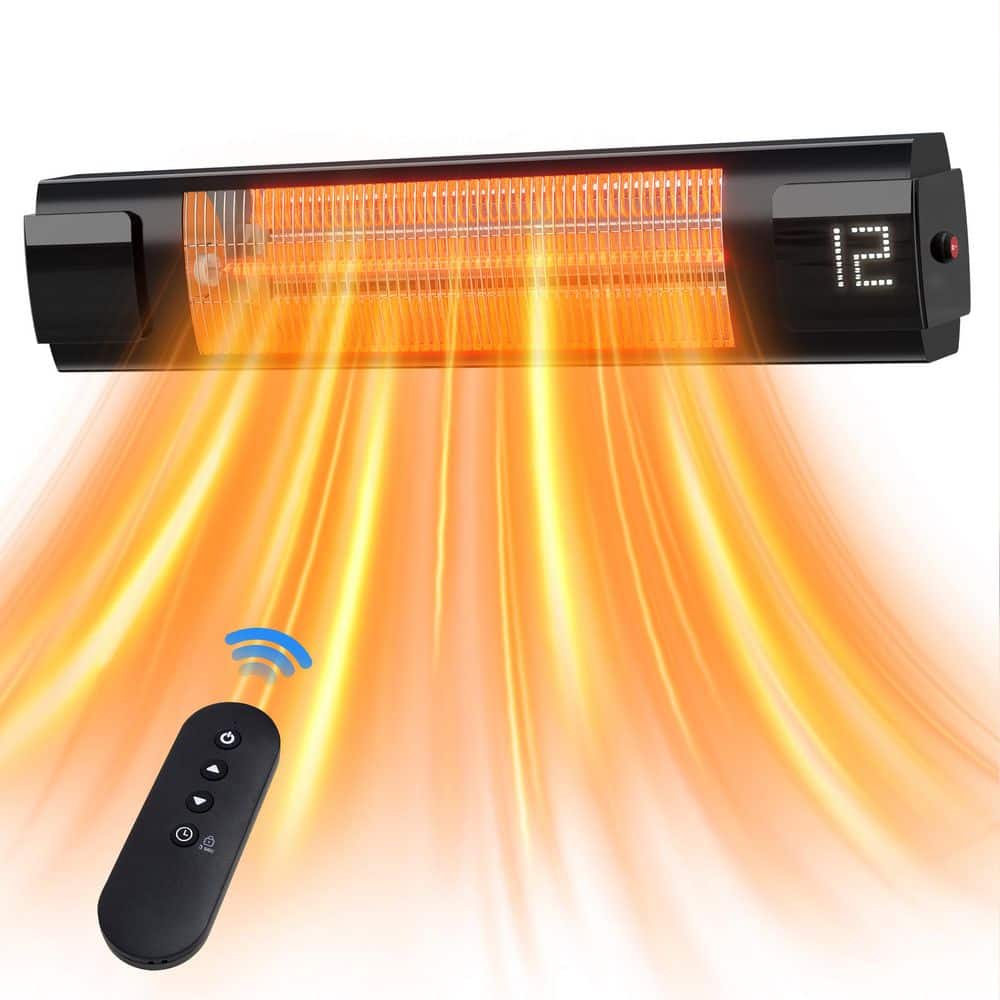 Poloma Outdoor Wall Mount Heater, 1500W Infrared Ceiling Mount