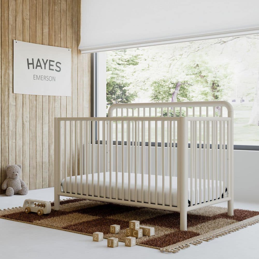 Porto Frosted Oat 5-in-1 Convertible Crib price history on PriceWatchPro
